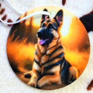 German Shepard Unscented Car Air Freshener Freshie